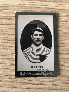 Morton - Cheshire - OGDENS GUINEA GOLDS-FOOTBALLERS BASE M 1899 - Foto 1 di 2