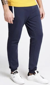Mens Guess jeans Track Suit Stretch Pant Navy Jogger Suiting Blue XXL - Picture 1 of 3