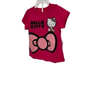 NUEVO CON ETIQUETAS Camiseta Sanrio Hello Kitty Unisex Bebé y Niño Pequeño Rosa Talla 3T Manga Corta - Imagen 1 de 5