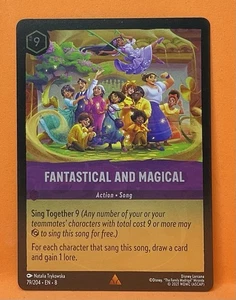 Disney Lorcana Cold Foil Fantastical and Magical 79/204 Reign of Jafar Rare - Picture 1 of 2