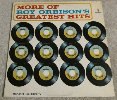 Roy Orbison LP Record Album More Greatest Hits Monument MLP-8024 Blue Bayou - Image 1 of 4