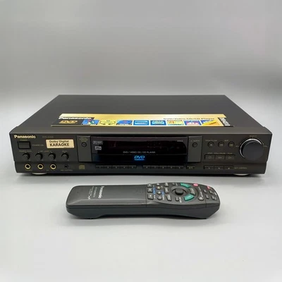Panasonic DVD-K510 DVD Video CD Player w/ Karaoke Mic Inputs & Remote – Japan - Image 1 of 4