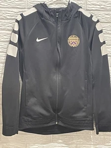 Sudadera con Capucha Nike Therma-Fit Loras College Adulto Pequeña Negra Cremallera Completa NCAA College - Imagen 1 de 15