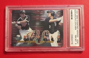 1997 BBM Diamond Heroes Japan #291 Kenji Johjima Norihiro Nakamura PSA 8 Card - Picture 1 of 3