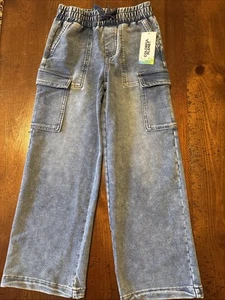 Colorful Planet Girls Light Blue Pull On Jeans Size 8 NWT - Picture 1 of 8