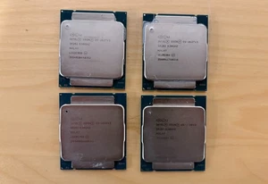 Qty 4 Processors - TWO Xeon E5-2637 v3 & TWO Xeon E5-1650 v3 SR20J Intel LGA2011 - Picture 1 of 1