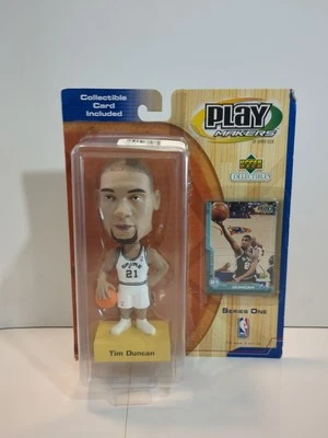 2000 Tim Duncan San Antonio Spurs NBA Upper Deck Play Makers Sports Bobble Head - Изображение 1 из 4