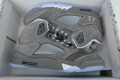 Zapatos de baloncesto Air Jordan 5 retro gris lobo DD0587-002 para hombre Foto 1 de 4