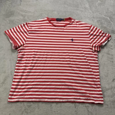 Рубашка мужская Polo Ralph Lauren в полоску L красно-белая в полоску классический покрой - Изображение 1 из 4