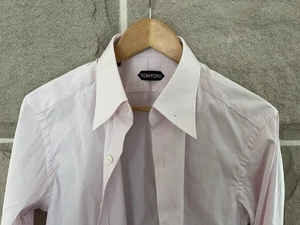 TOM FORD : Dress Shirt Sz 40/15.75 French Cuff - Flawless - Foto 1 di 13