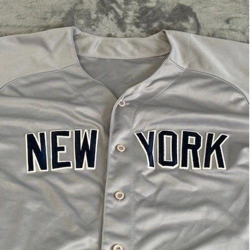 Majestic New York Yankees Camiseta de Béisbol Talla 54 Auténtica Colección Gris Nº 3 Foto 1 de 4