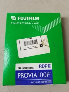 Fujifilm Provia 100F RDP III 4x5 Sheet Film. Sealed box of 10 10/2004 - Picture 1 of 2