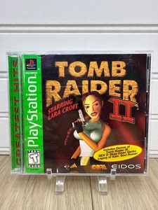 Tomb Raider (Sony PlayStation 1, PS1 1999) Grandes éxitos probados en caja original ¡Súper limpio! - Imagen 1 de 4