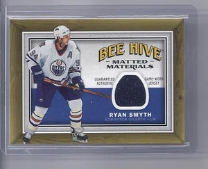 2006-07 UPPER DECK BEEHIVE RYAN SMYTH UD MATTED MATERIALS JERSEY OILERS - Picture 1 of 1