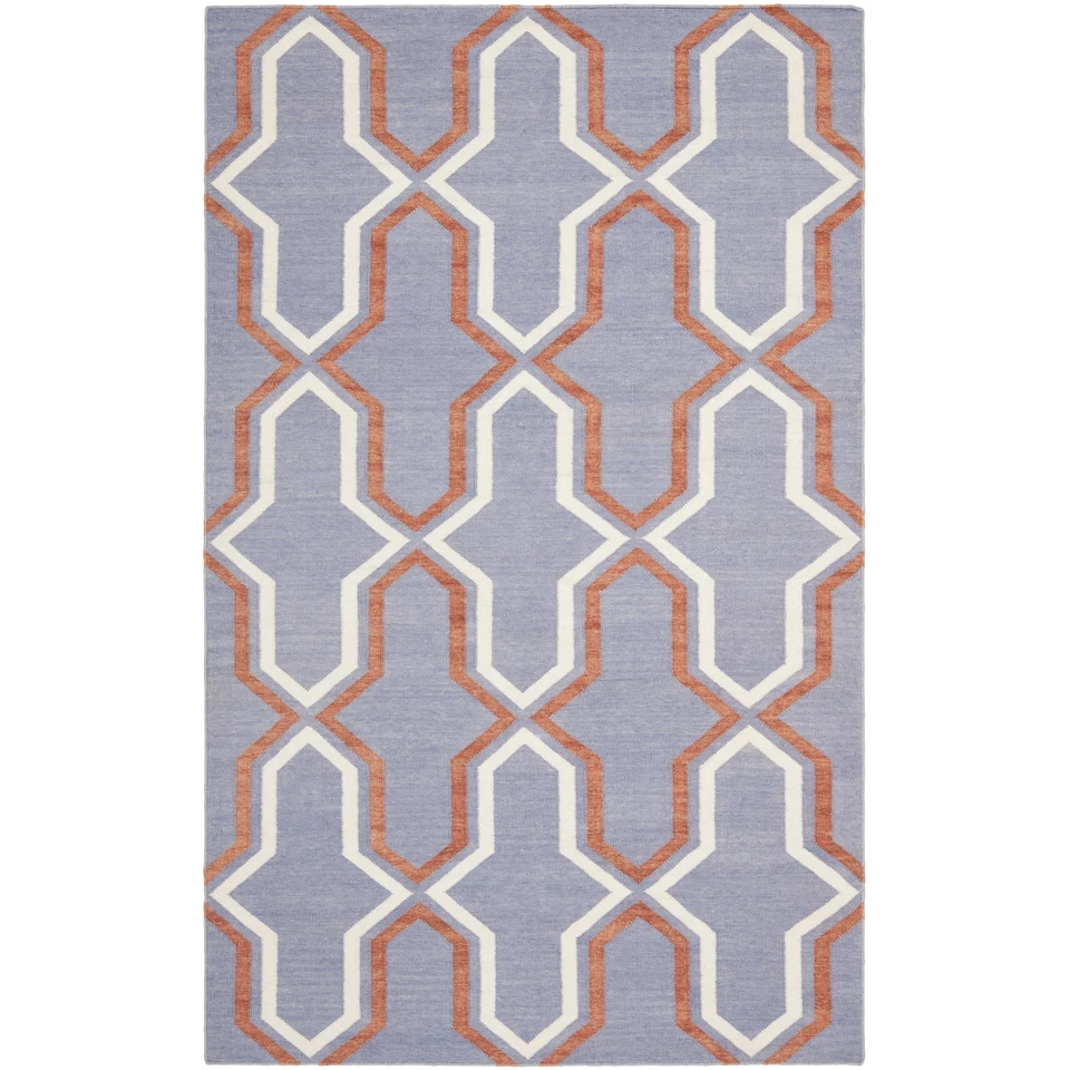Safavieh Purple/ Multi Flat weave Wool Area Rug 6' x 9' - Image 1 of 1
