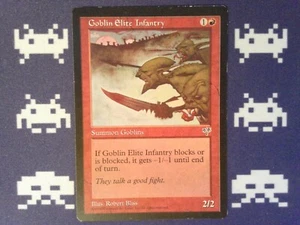 Goblin Elite Infantry Mirage - Magic the Gathering Red - Picture 1 of 2