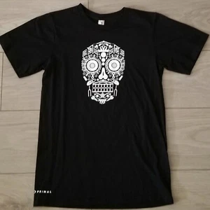 Camiseta Primal Wear Negra S Calavera de Azúcar Cadena Bicicleta Ciclismo Piezas Día de Muertos - Imagen 1 de 2