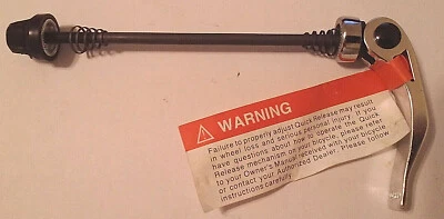  FRONT   ALLOY / STEEL Quick Release axle SKEWER nos - Image 1 of 4