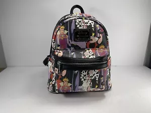 Loungefly Disney Villains Faux Leather Mini Backpack - Picture 1 of 13