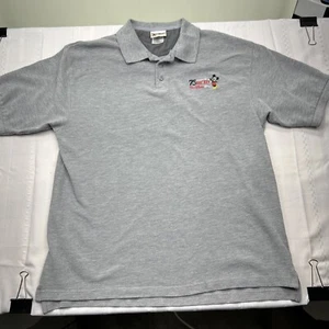 Polo Walt Disney World '75 años con Mickey' gris jaspeado - adulto talla grande - Imagen 1 de 5