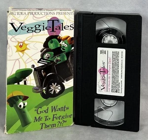 Veggie Tales God Wants Me to Forgive Them? VHS, 1994) VeggieTales, Play Tested - Picture 1 of 2