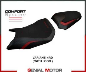 Rivestimento sella Toyama Comfort System Rosso+logo T.I.Honda CB 750 Hornet 2023 - Foto 1 di 2