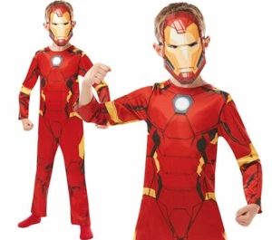Niño VENGADORES Infinity War IRON MAN Elegante Vestido Disfraz Semana Mundial del Libro Niños - Imagen 1 de 3