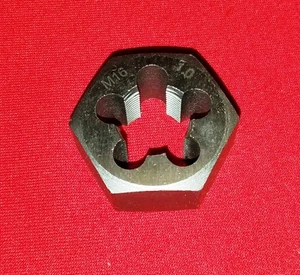 M16 X 1.0 Metric 1.25" Hex Rethread Die 16MM Carbon Steel RH A1 419-16100 - Foto 1 di 6