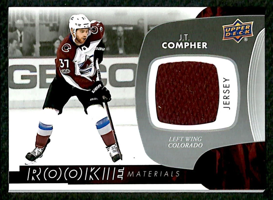2017-18 Upper Deck Materials J.T. Compher Rookie Jersey #RM-JC Colorado - Image 1 of 2