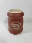 Vintage Coleman Tuffoams Foam Insulated Beer Soda Can Coozie Koozie - Red Brown