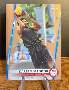 Kareem Maddox 2020 2021 Topps US Olympics Bronze Parallel #45 3v3 Basketball - Picture 1 of 2