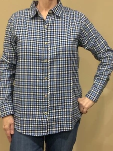 NWT Amazon Essentials Ladies Long Sleeve Flannel Shirt XXL 100% Cotton - Picture 1 of 4