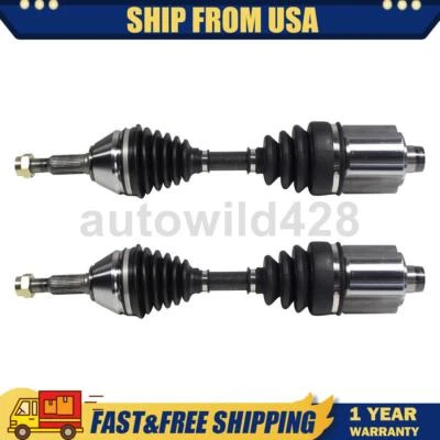 2 件前 CV 轴组件适用于 2010 雪佛兰钴 2005 2006 2007 土星离子 — 第 1/4 张图片