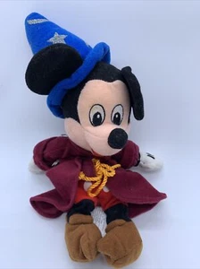 Peluche Disney Apprendista Stregone Topolino da Fantasia Beanie 11”NUOVO SENZA ETICHETTE - Foto 1 di 5