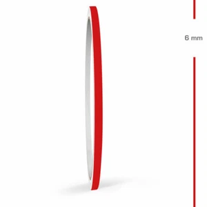 Zierstreifen 6mm 10 Meter Rot Matt RAL 3002 Auto Boot Motorrad Wohnmobil WoWa - Bild 1 von 5