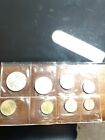 1965 German 8 coin Mint Set with Proof 5 Mark Silver Coin 