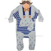 Baby Unisex Layette sleepsuit 5 piece set duck white Rock a bye NB 0-3 3-6 month