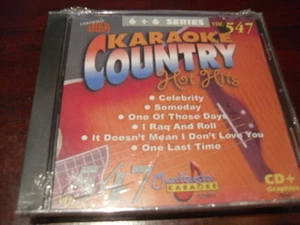 CHARTBUSTER 6+6 KARAOKE DISC 20547 HOT HITS 547 CD+G COUNTRY MULTIPLEX - Picture 1 of 1