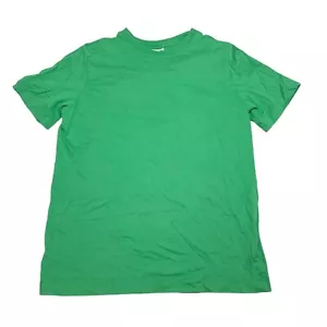 T-shirt manica corta Hanna Andersson bambino 8 verde scamosciato jersey Pima cotone Perù - Foto 1 di 4