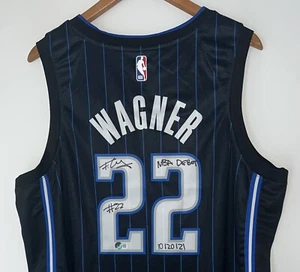 Franz Wagner "NBA Debut 10/20/21" Signed Orlando Magic Nike Jersey Auto BAS COA - Picture 1 of 12