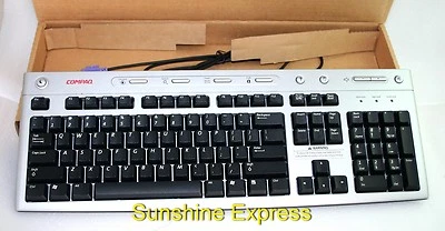 Brand New Compaq 5187-5023 PS/2 Multimedia Keyboard RT7H00 5069-6678 - Image 1 of 3