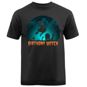 Halloween Kostüm gruselige Hexen Kürbis Geist Grafik T-Shirt - Bild 1 von 2