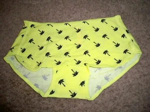 Victoria's Secret BOYSHORT TROPICAL PALM TREE SHORTIE GELB LARGE NEU - Bild 1 von 2