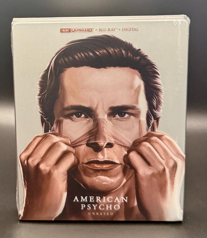 AMERICAN PSYCHO WALMART EXCLUSIVE 4K UHD BLURAY STEELBOOK *NEW & SEALED!* - Image 1 of 4