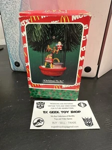 Enesco Vintage 1995 McDonald’s “Christmas Fly-By” Ornament NIB New In Open Box - Picture 1 of 4