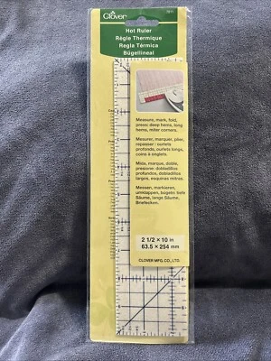 Hot Ruler Designed by Joan Hawley for Clover 10" X 2.5" 7811 Heat Resistant - Image 1 of 4