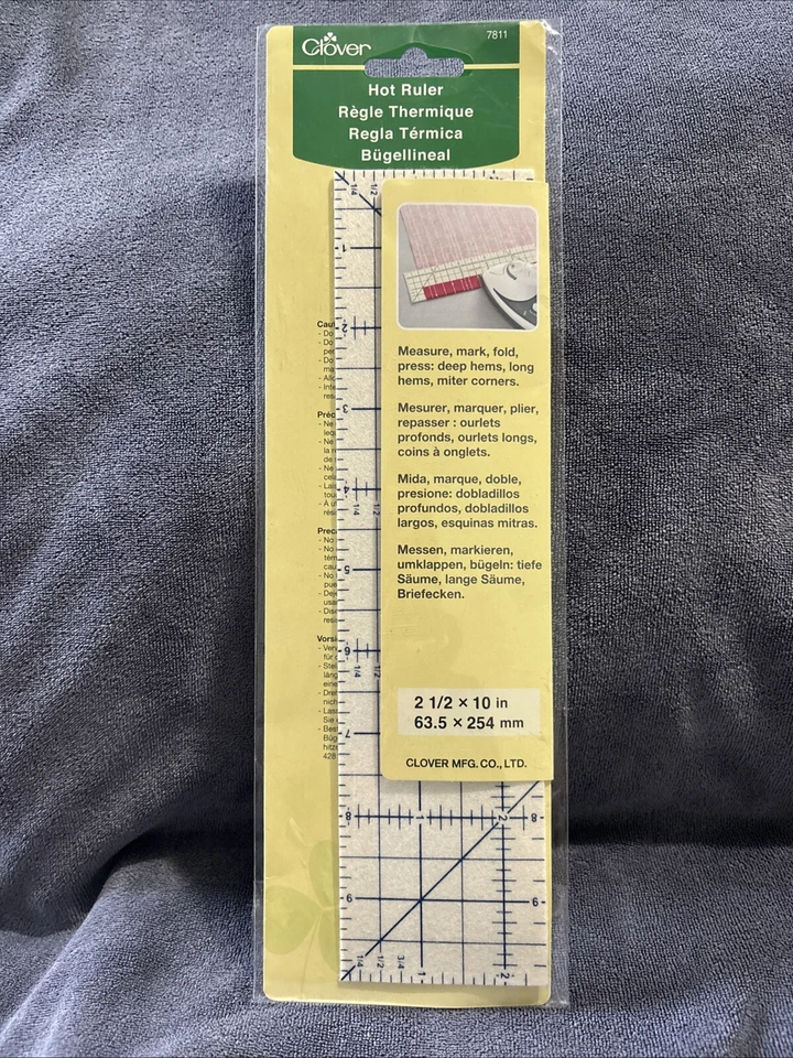 Hot Ruler Designed by Joan Hawley for Clover 10" X 2.5" 7811 Heat Resistant - Image 1 of 4