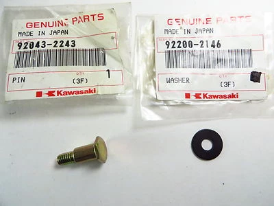 Kawasaki Clutch Bolt + Washer Trimmer, Edger,  92043-2243 92200-2145 - Image 1 of 2