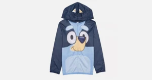 Bluey Hooded Sweatshirt Jacket Boys Size 6 and 7 Cosplay Hoodie Zip Up-Free Ship - Picture 1 of 1