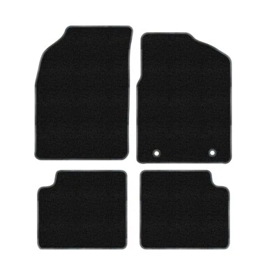 Tailored For FORD KA (2009-2013) - Premium Black Car Floor Mats 4pc Set - Image 1 of 2